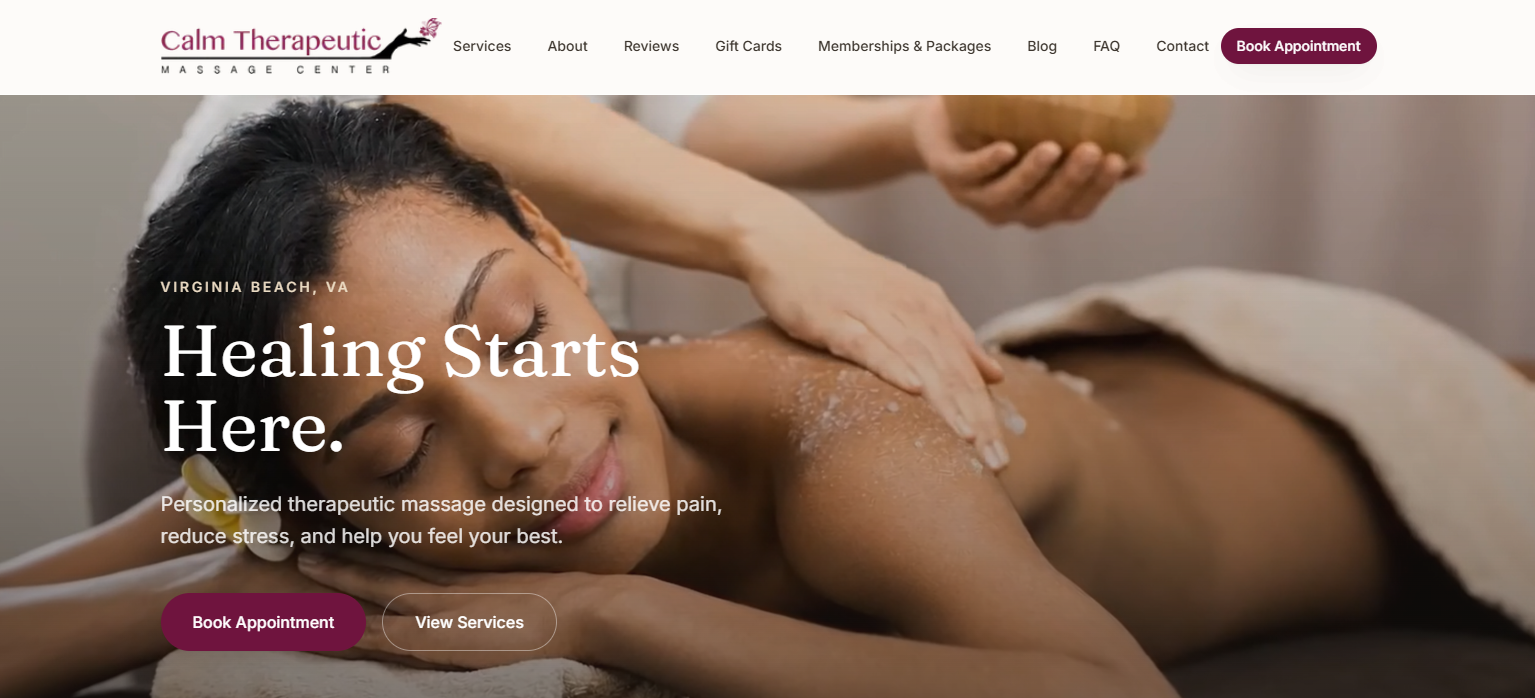 Calm Therapeutic Massage